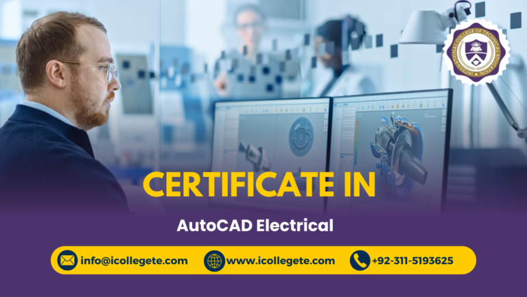 Certificate in Autocad Electrical course