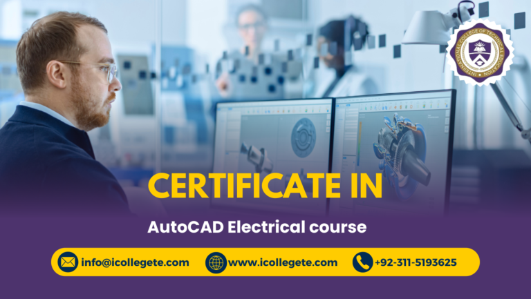 Certificate in Autocad Electrical course