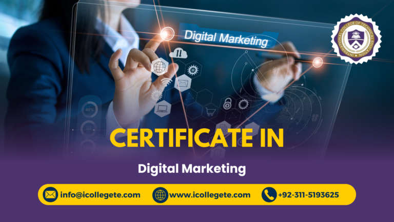 Certificate in Digital Marketing