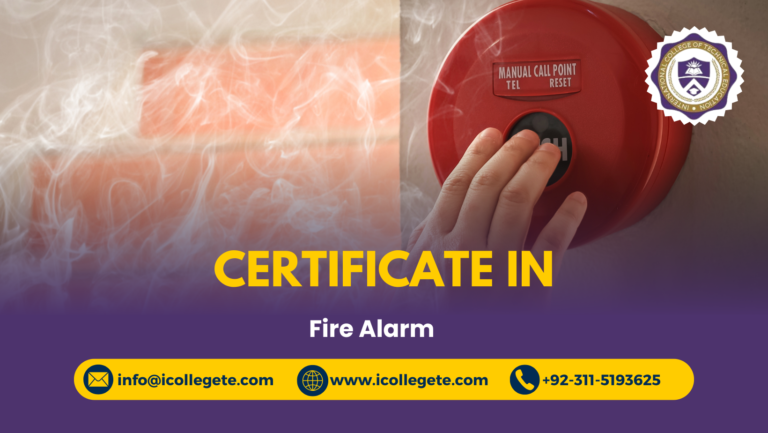 Certificate in Fire Alarm course