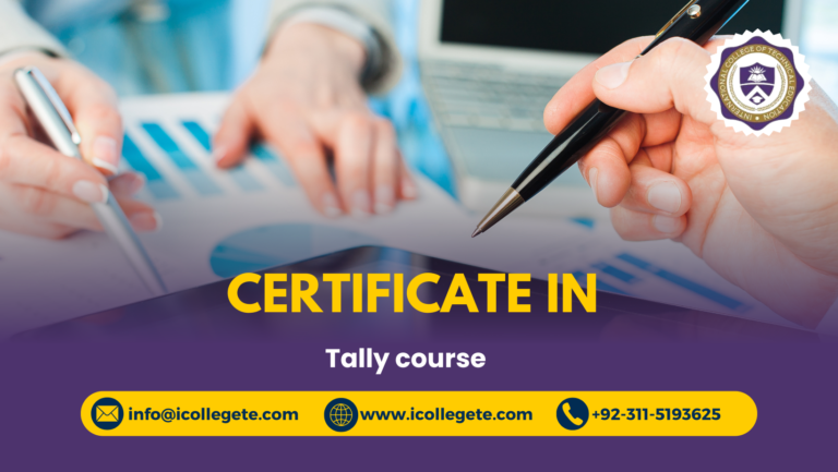 Certificate Tally course