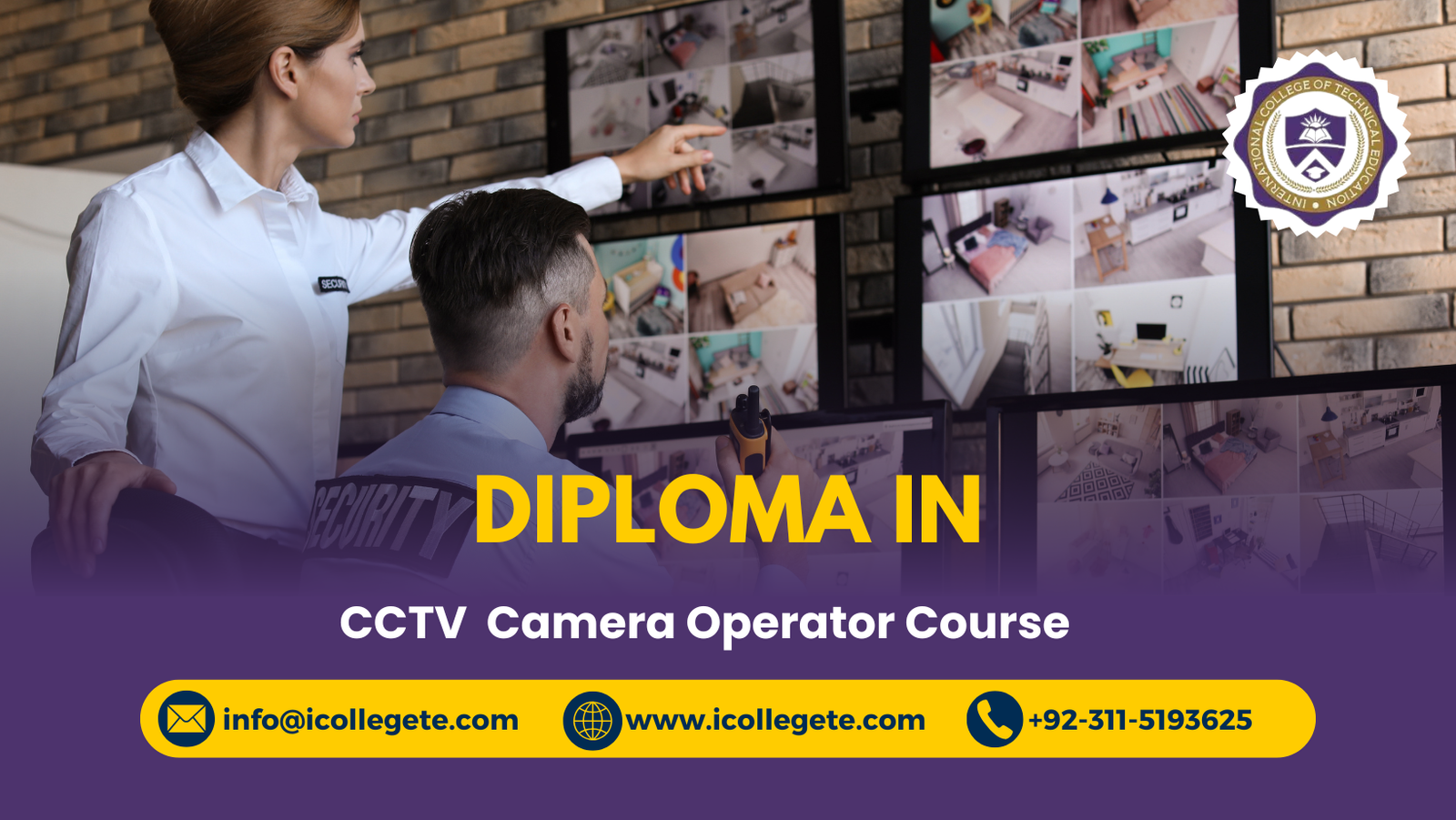 Diploma in CCTV Camera Operator course