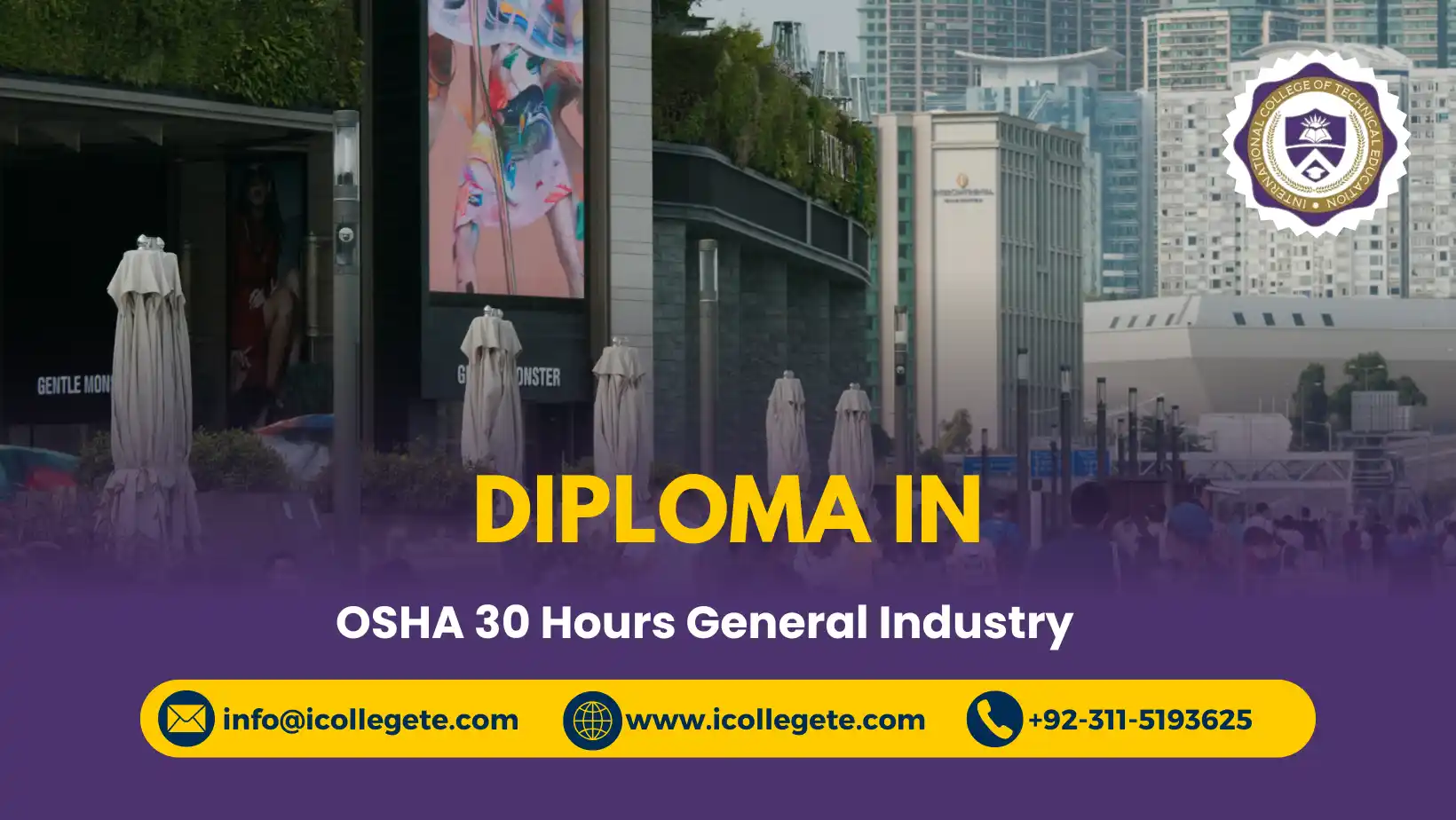 Diploma in OSHA 30 Hours General Industry