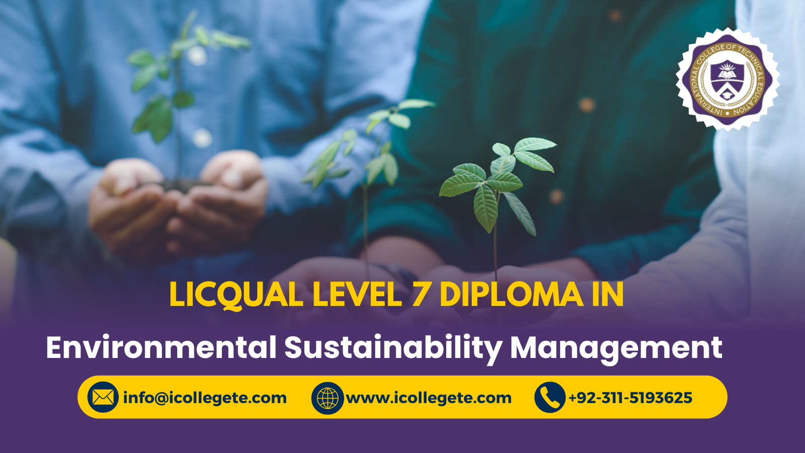 LICQual Level 7 Diploma in Environmental Sustainability Management