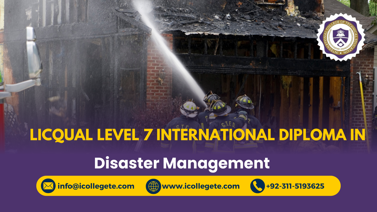 LICQual Level 7 International Diploma in Disaster Management