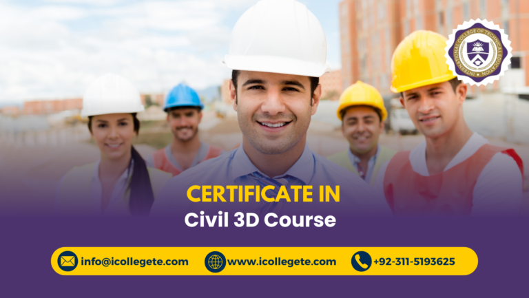 Certificate in Civil 3D Course