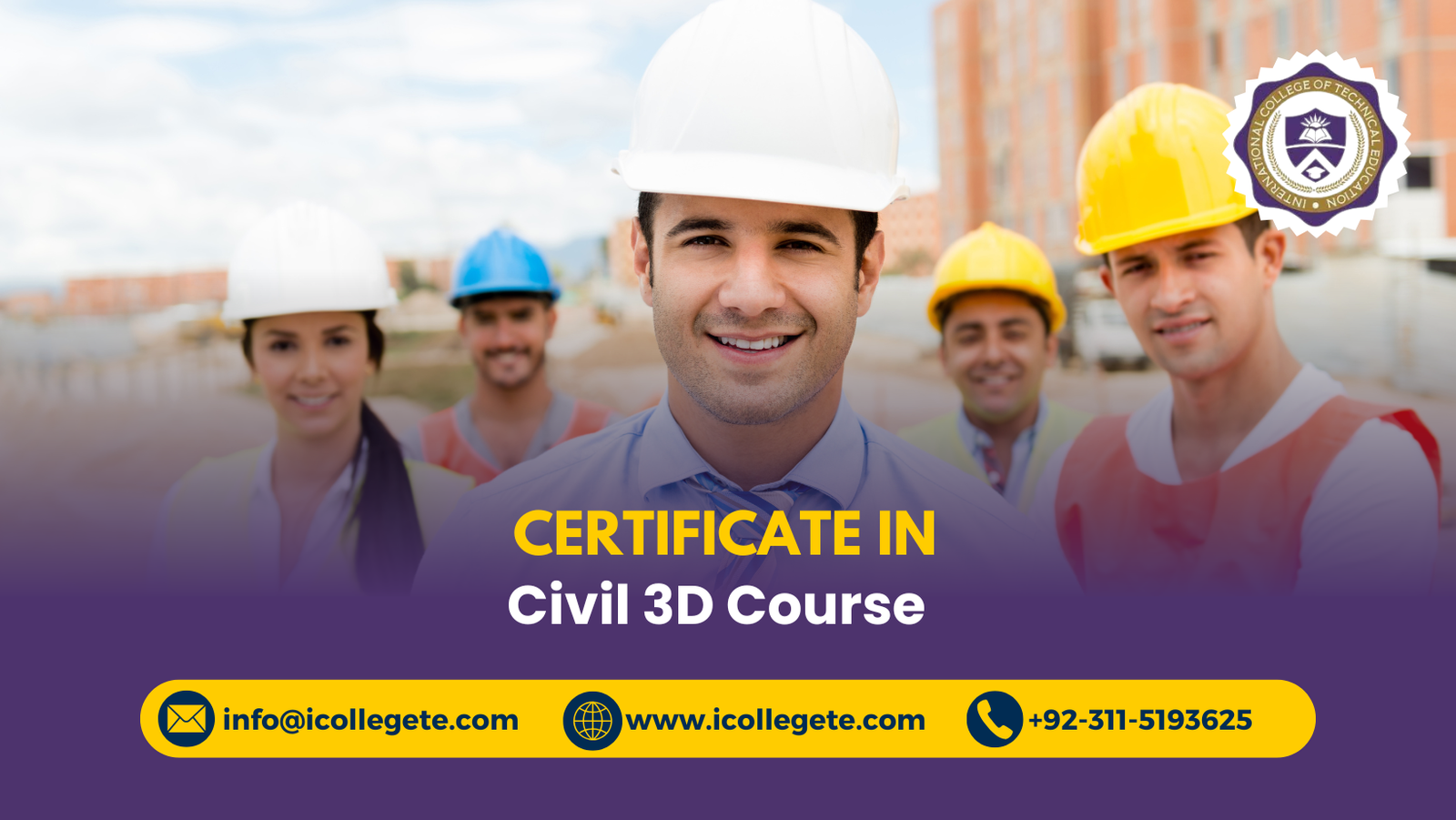 Certificate in Civil 3D Course,