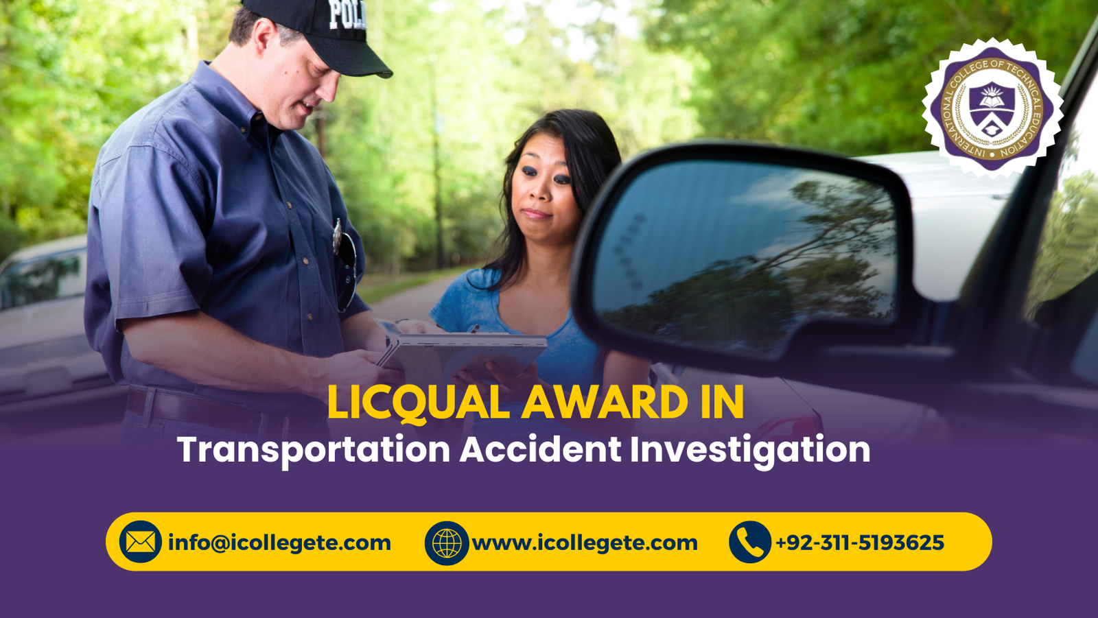 LICQual Award in Transportation Accident Investigation