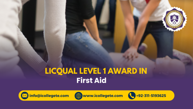 LICQual Level 1 Award in First Aid