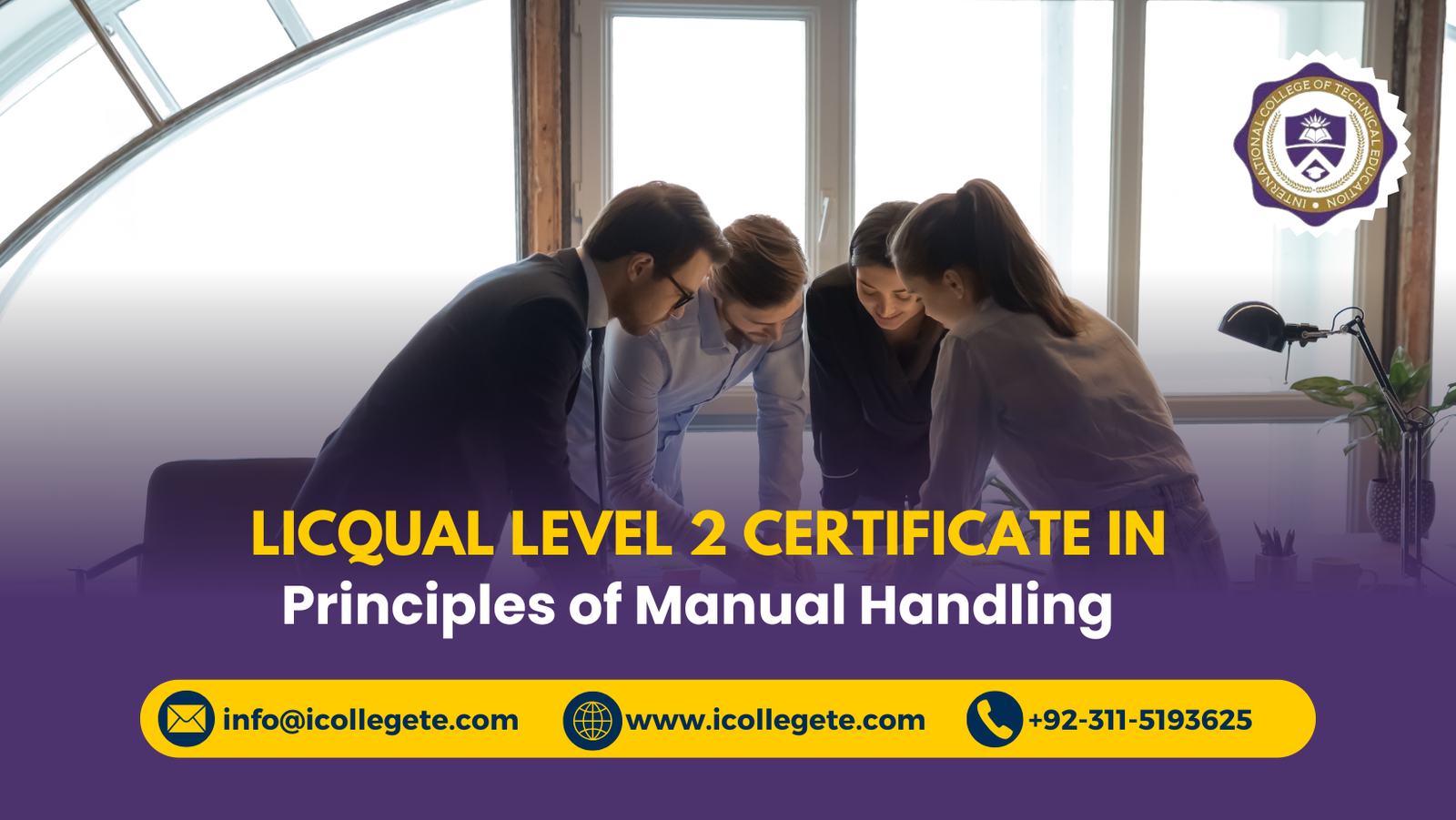 LICQual Level 2 Certificate in Principles of Manual Handling