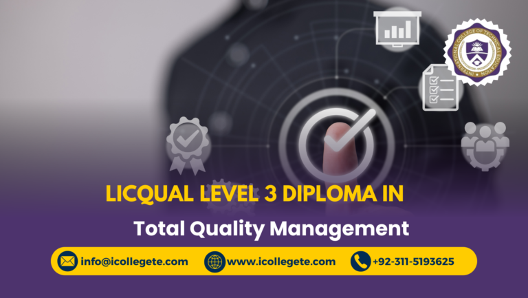 LICQual Level 3 Diploma in Total Quality Management