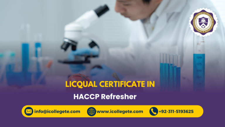 LICQual Certificate in HACCP Refresher