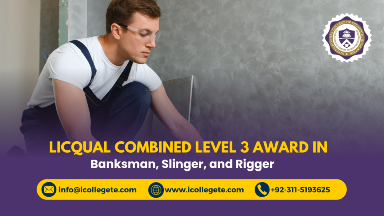 LICQual Combined Level 3 Award in Banksman, Slinger & Rigger