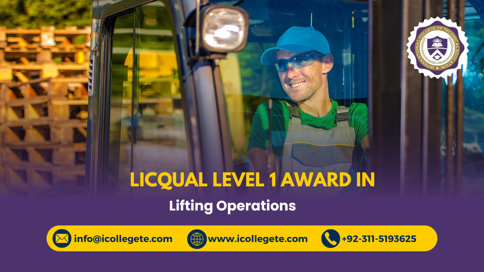 LICQual Level 1 Award in Lifting Operations