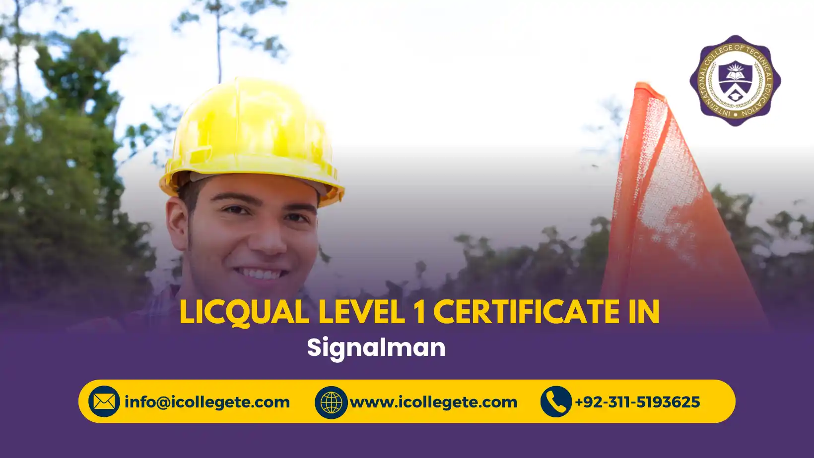 LICQual Level 1 Certificate in Signalman