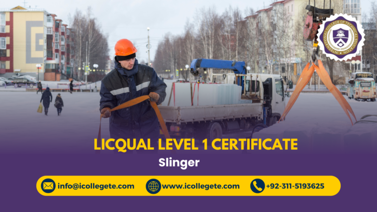 LICQual Level 1 Certificate in Slinger