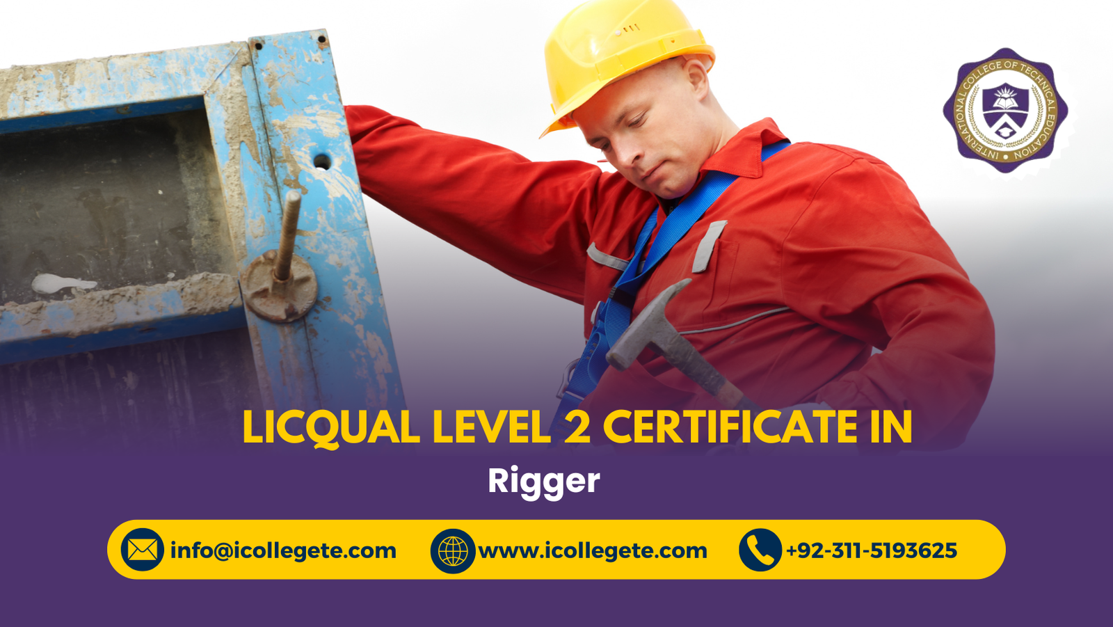 LICQual Level 2 Certificate in Rigger