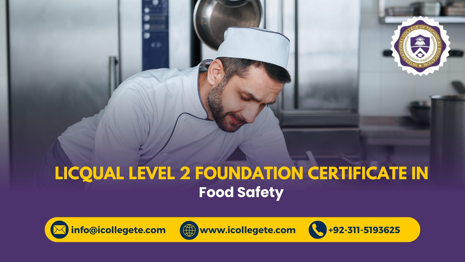 LICQual Level 2 Foundation Certificate in Food Safety
