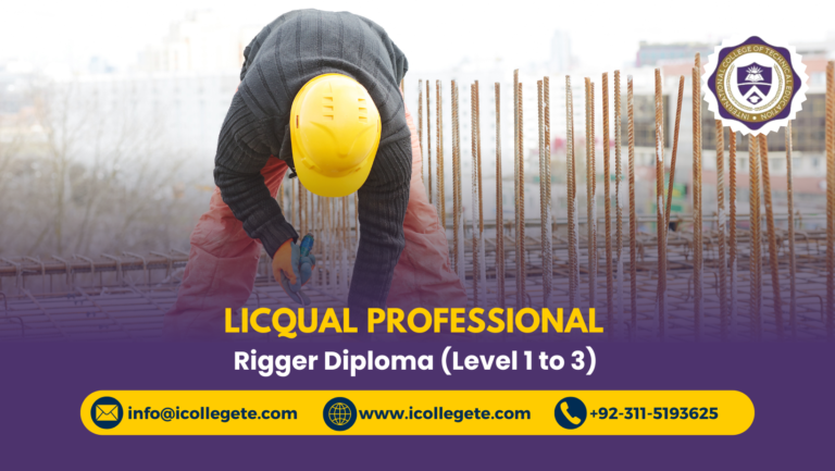 LICQual Professional Rigger Diploma (Level 1 to 3) – 30 Credits