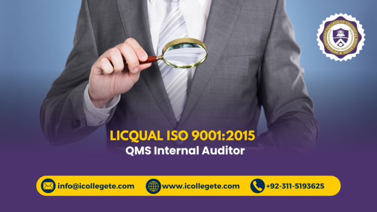 LICQual ISO 9001:2015 QMS Internal Auditor