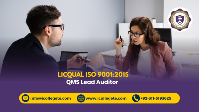LICQual ISO 9001:2015 QMS Lead Auditor