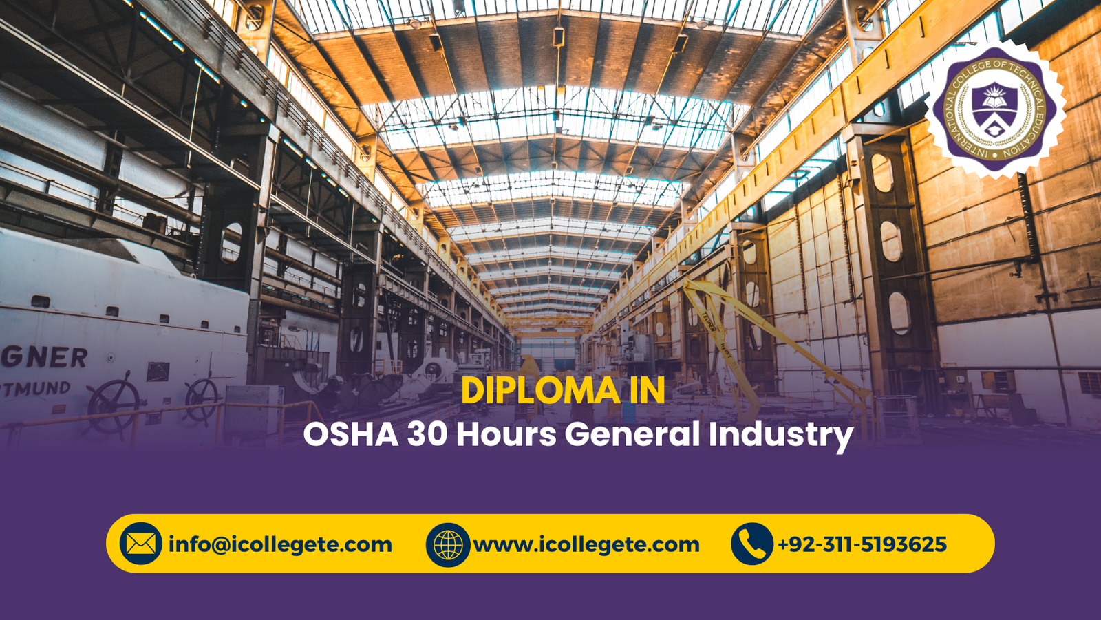 OSHA 30 Hours General Industry Course in Pakistan