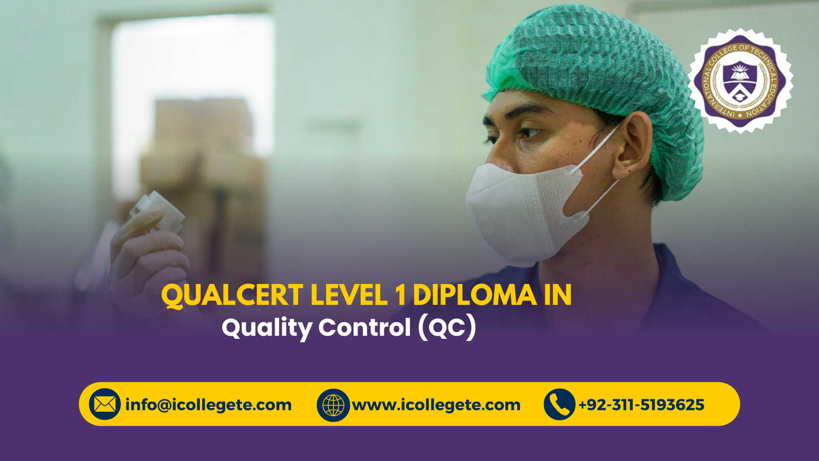 QualCert Level 1 Diploma in Quality Control (QC)