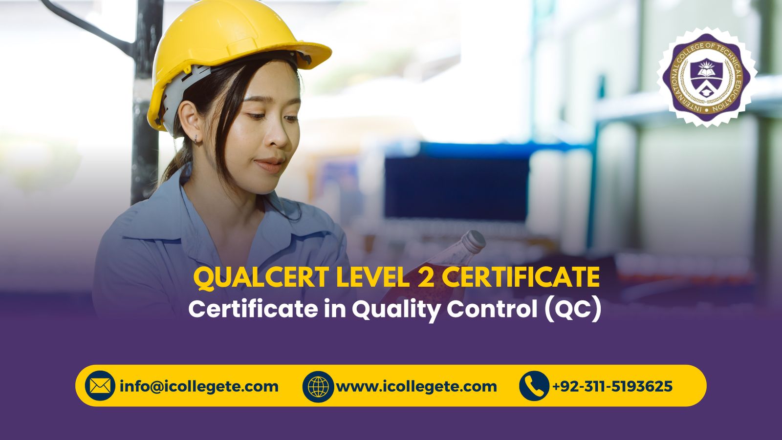 QualCert Level 2 Certificate in Quality Control (QC)