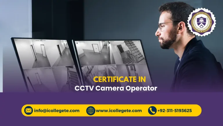 CCTV Camera Operator Course in Rawalpindi