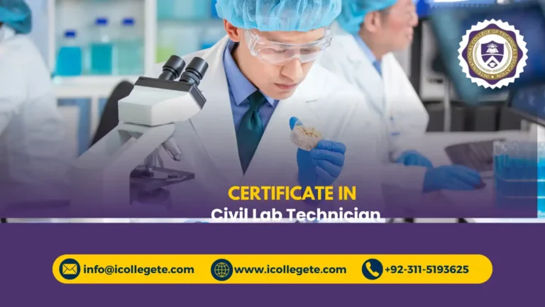 Civil Lab Technician Course in Islamabad
