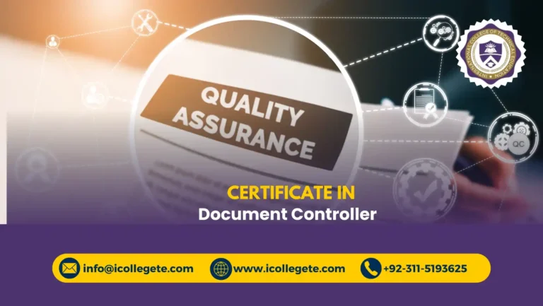 Document Controller Course in Islamabad