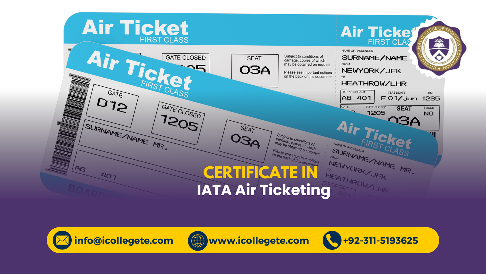 IATA Air Ticketing Course in Attock