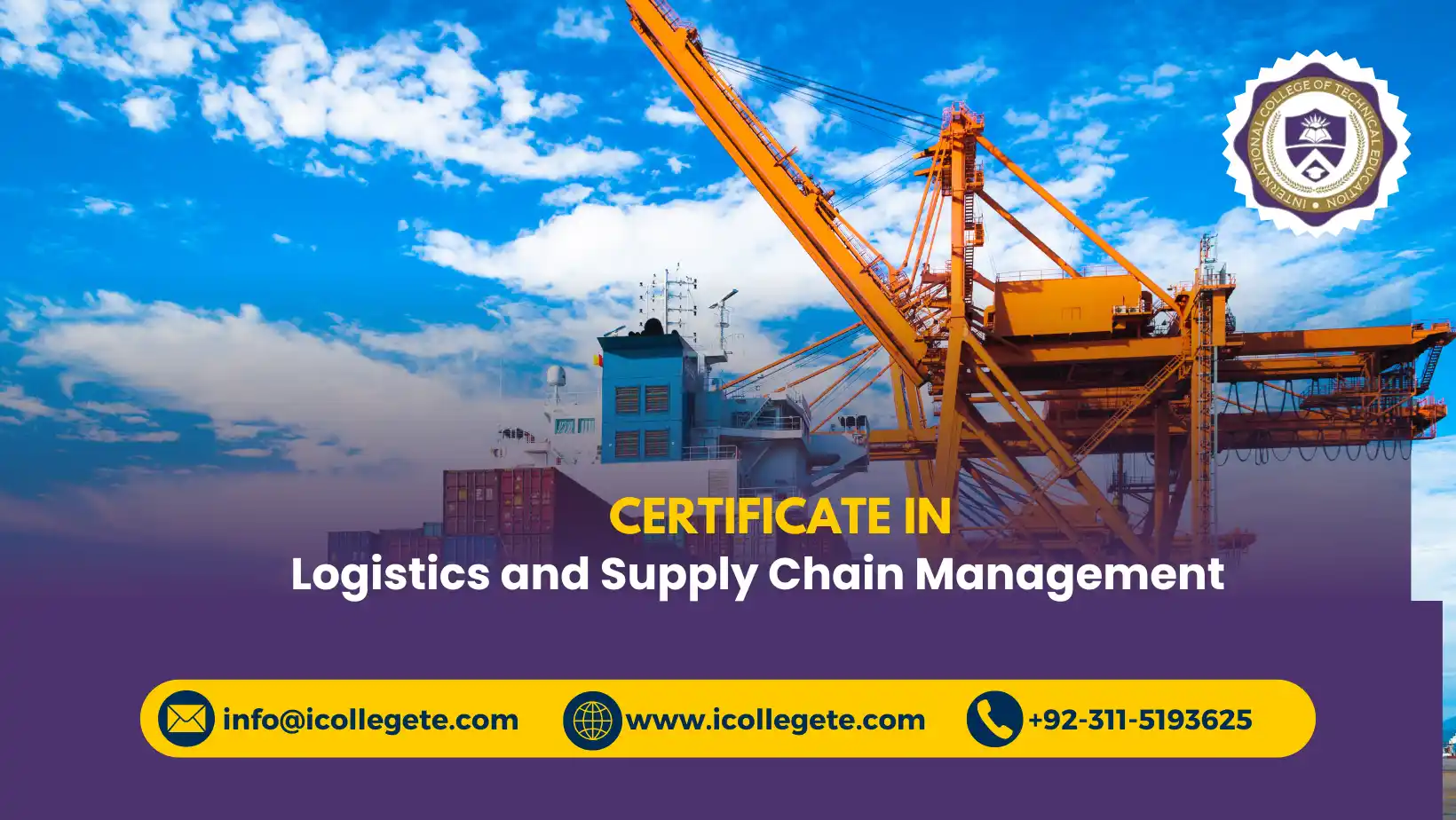 Logistics and Supply Chain Management Course in Islamabad