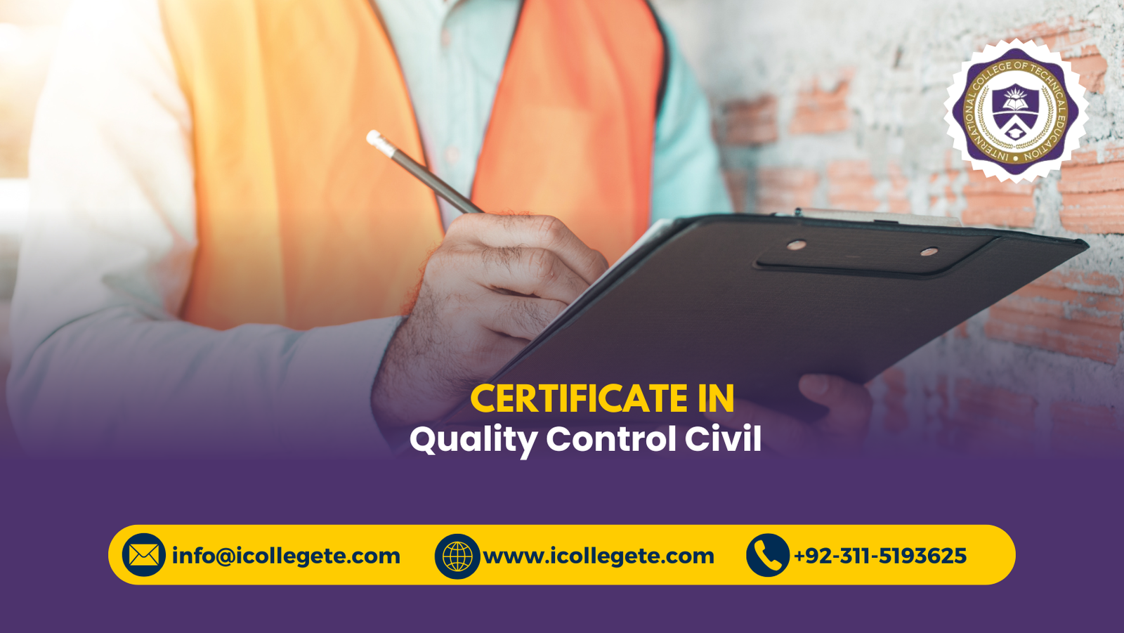 Quality Control Civil course in Jhelum