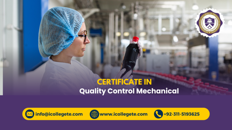 Quality Control Mechanical Course in Islamabad