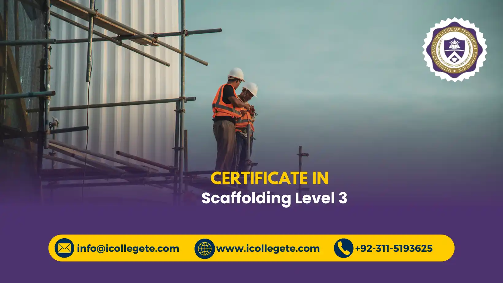 Scaffolding Level 3 course in Rawalpindi