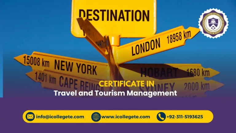 Travel and Tourism Management Course in Islamabad