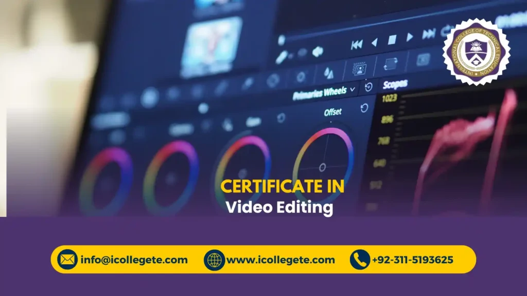Video Editing Course in Rawalpindi