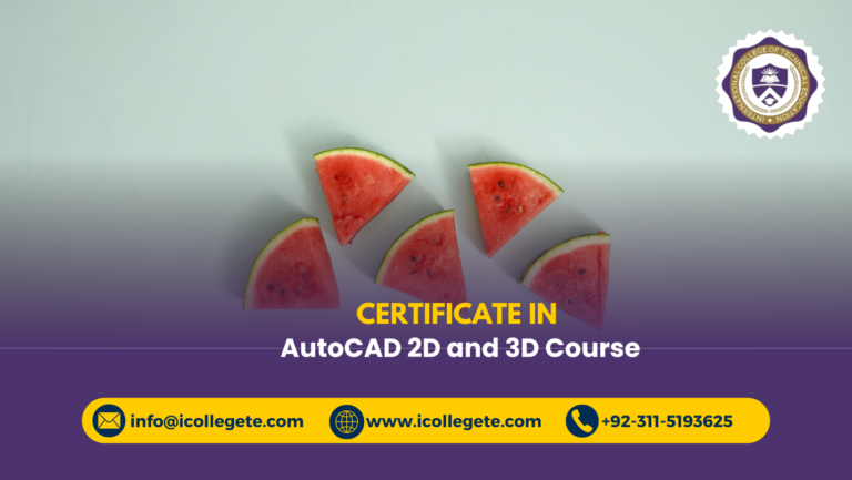 AutoCAD 2D and 3D Course in Attock