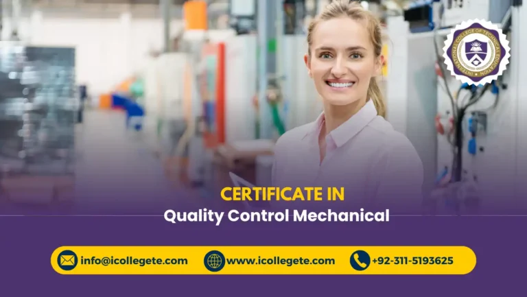 Quality Control Mechanical Course in Chakwal