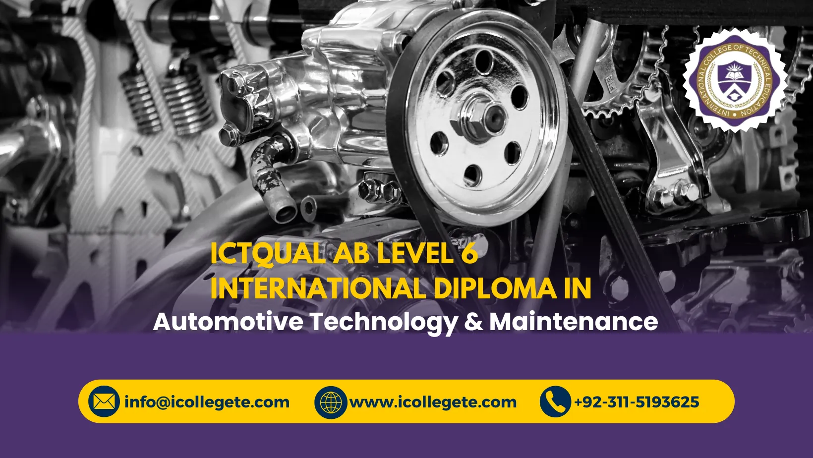 ICTQual AB Level 6 International Diploma in Automotive Technology & Maintenance