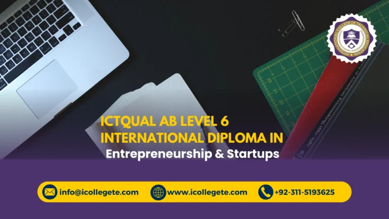 ICTQual AB Level 6 International Diploma in Entrepreneurship & Startups