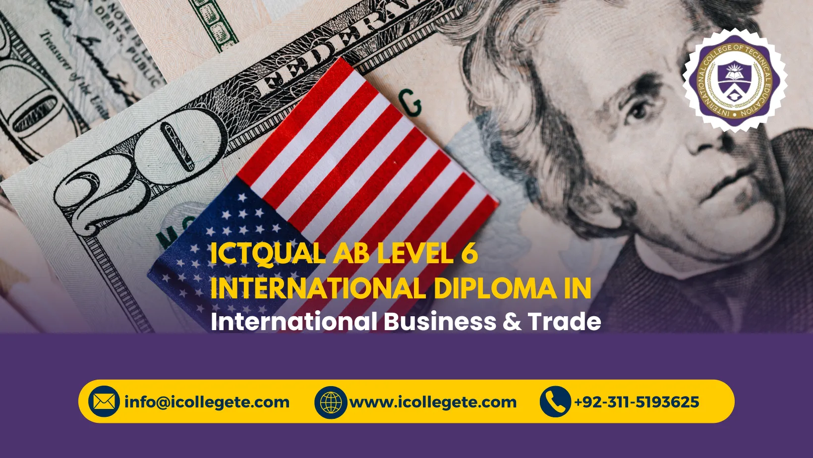 ICTQual AB Level 6 International Diploma in International Business & Trade
