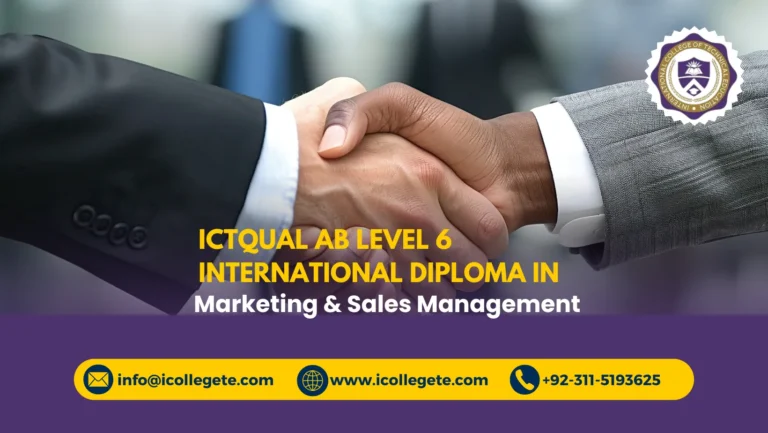 ICTQual AB Level 6 International Diploma in Marketing & Sales Management