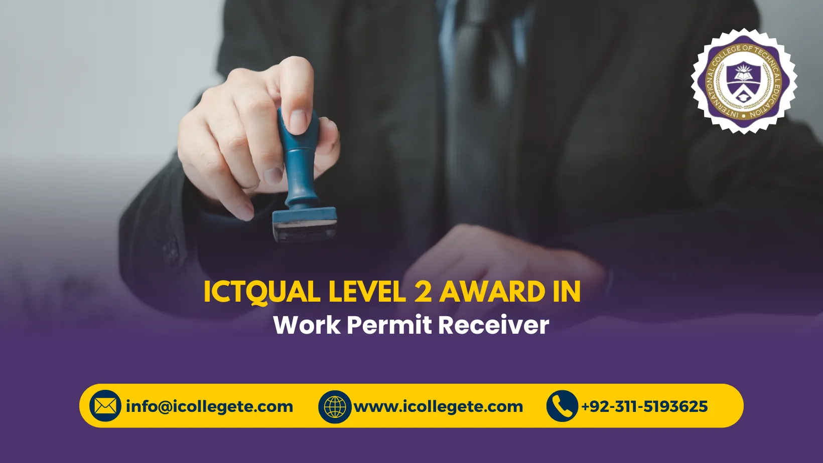 LICQual Level 2 Award in Work Permit Receiver