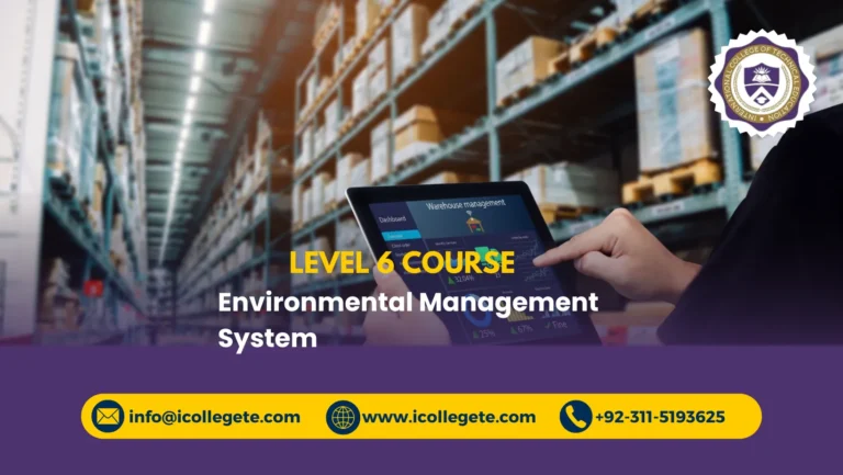 Environmental Management System level 6 Course in Rawalpindi