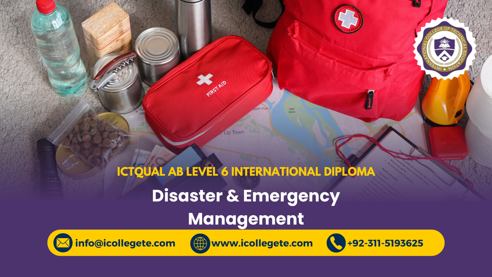 ICTQual AB Level 6 International Diploma in Disaster & Emergency Management