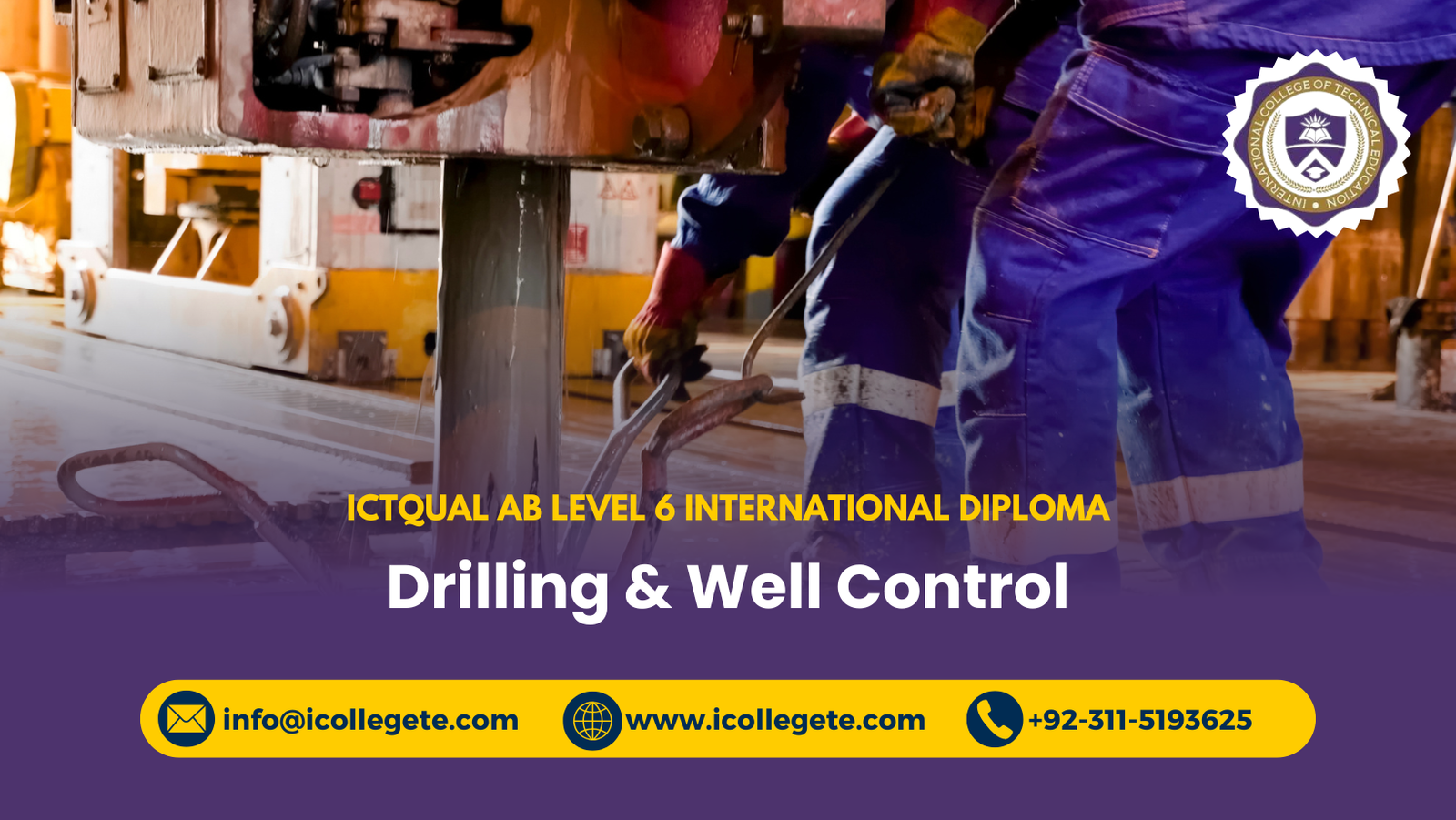 ICTQual AB Level 6 International Diploma in Drilling & Well Control