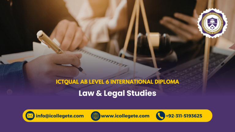 ICTQual AB Level 6 International Diploma in Law & Legal Studies