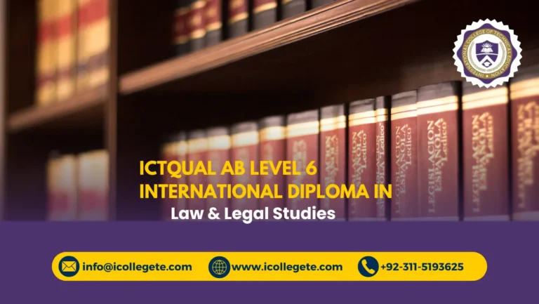 ICTQual AB Level 6 International Diploma in Law & Legal Studies